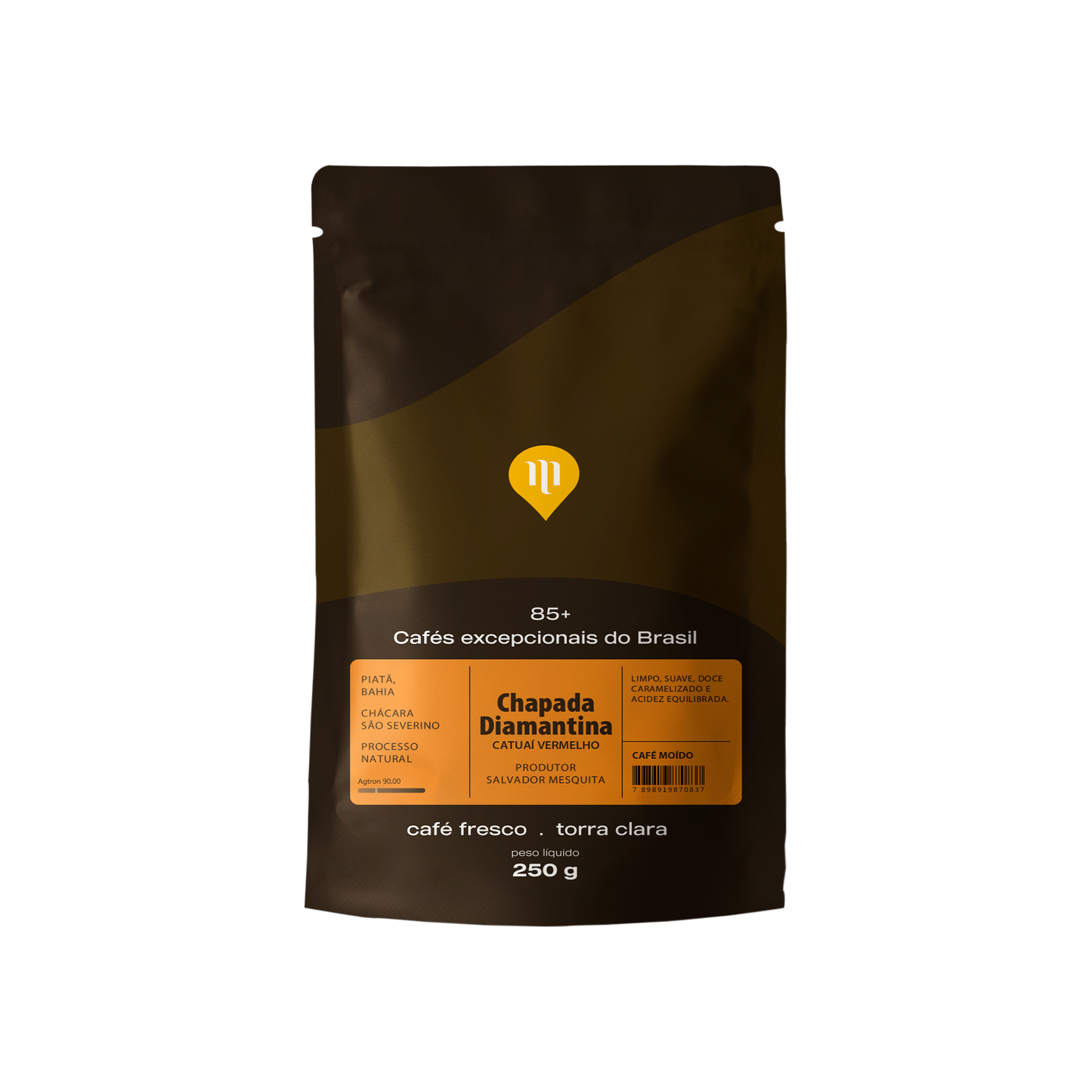 CAFE CHAPADA DIAMANTINA EXCEPCIONAL 85+ MOIDO 250G