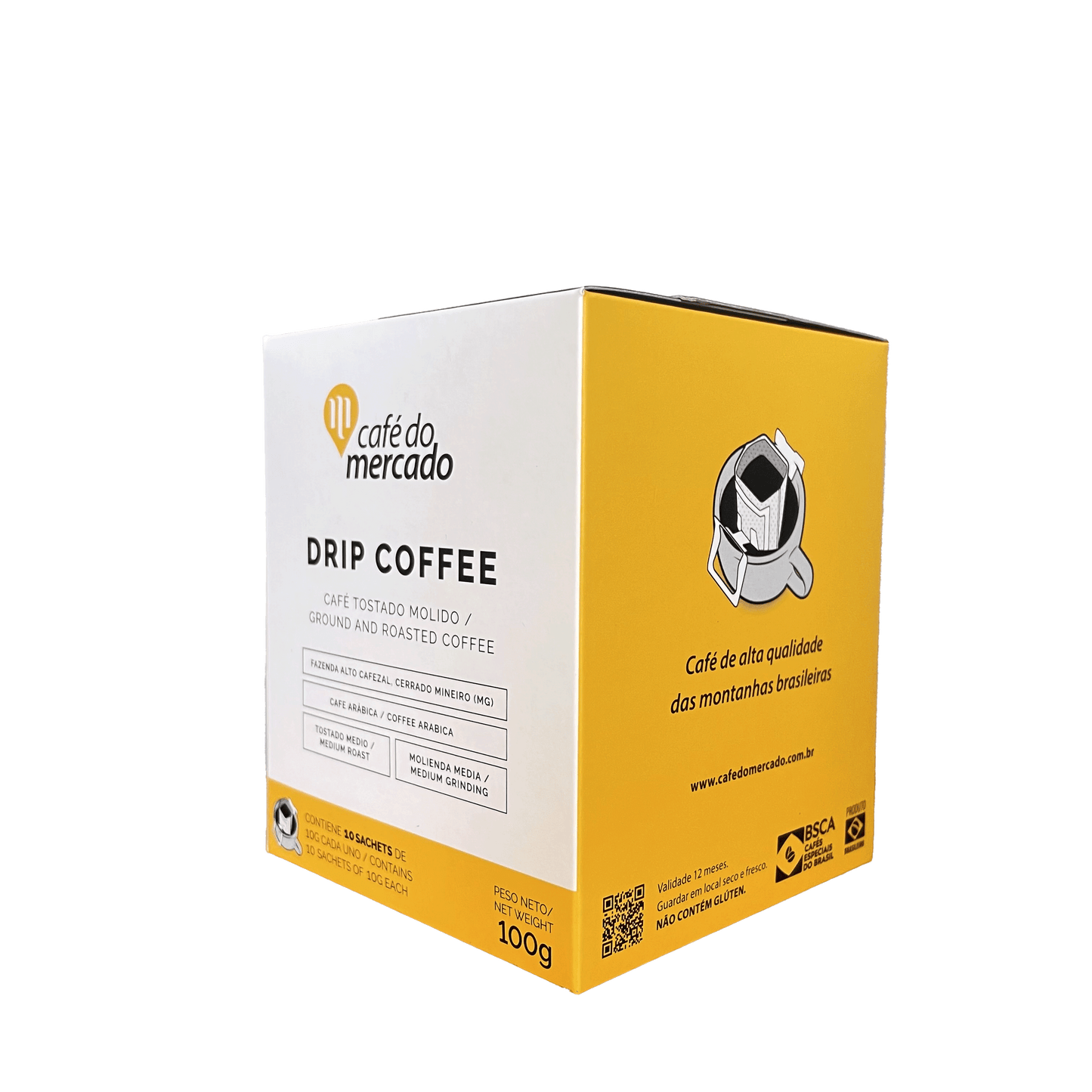 CAFE DO MERCADO DRIP COFFEE CX C 10UN