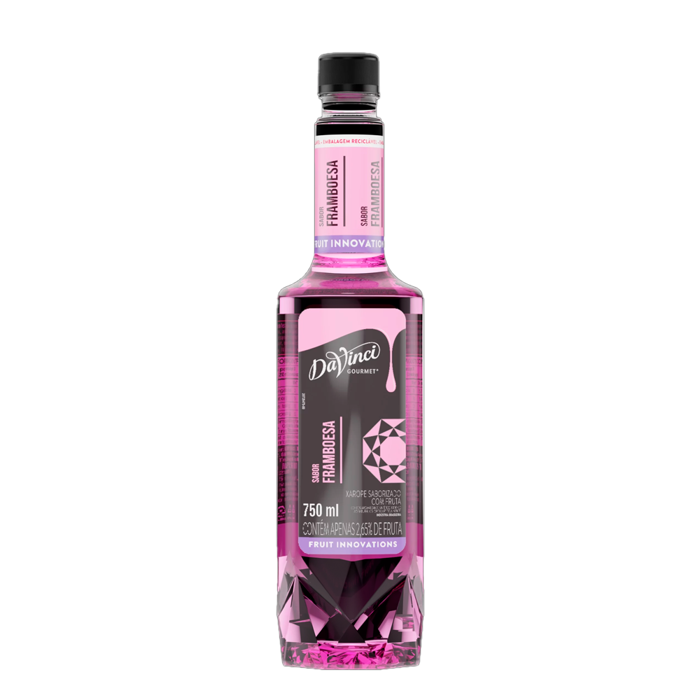 ESSENCIA DA VINCI FRUIT INNOVATION FRAMBOESA GARRAFA 750ML