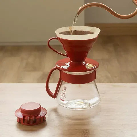 CONJUNTO HARIO VERMELHO V60-02 700ML