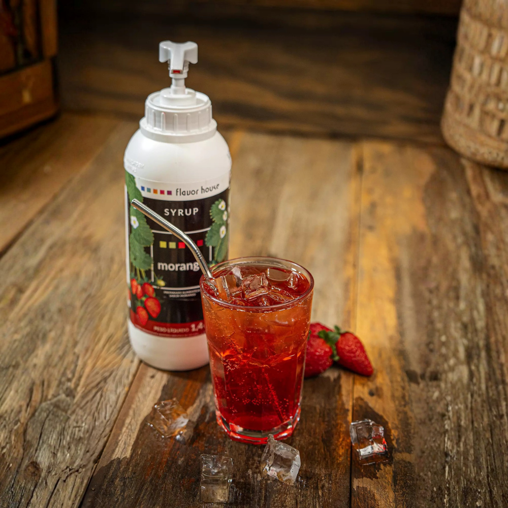 XAROPE ARTESANAL FLAVORHOUSE MORANGO 1,4KG