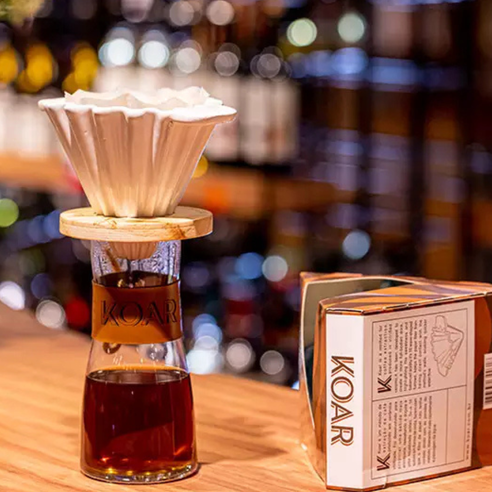 SUPORTE PARA FILTRO DE CAFE KOAR 02 PORCELANA