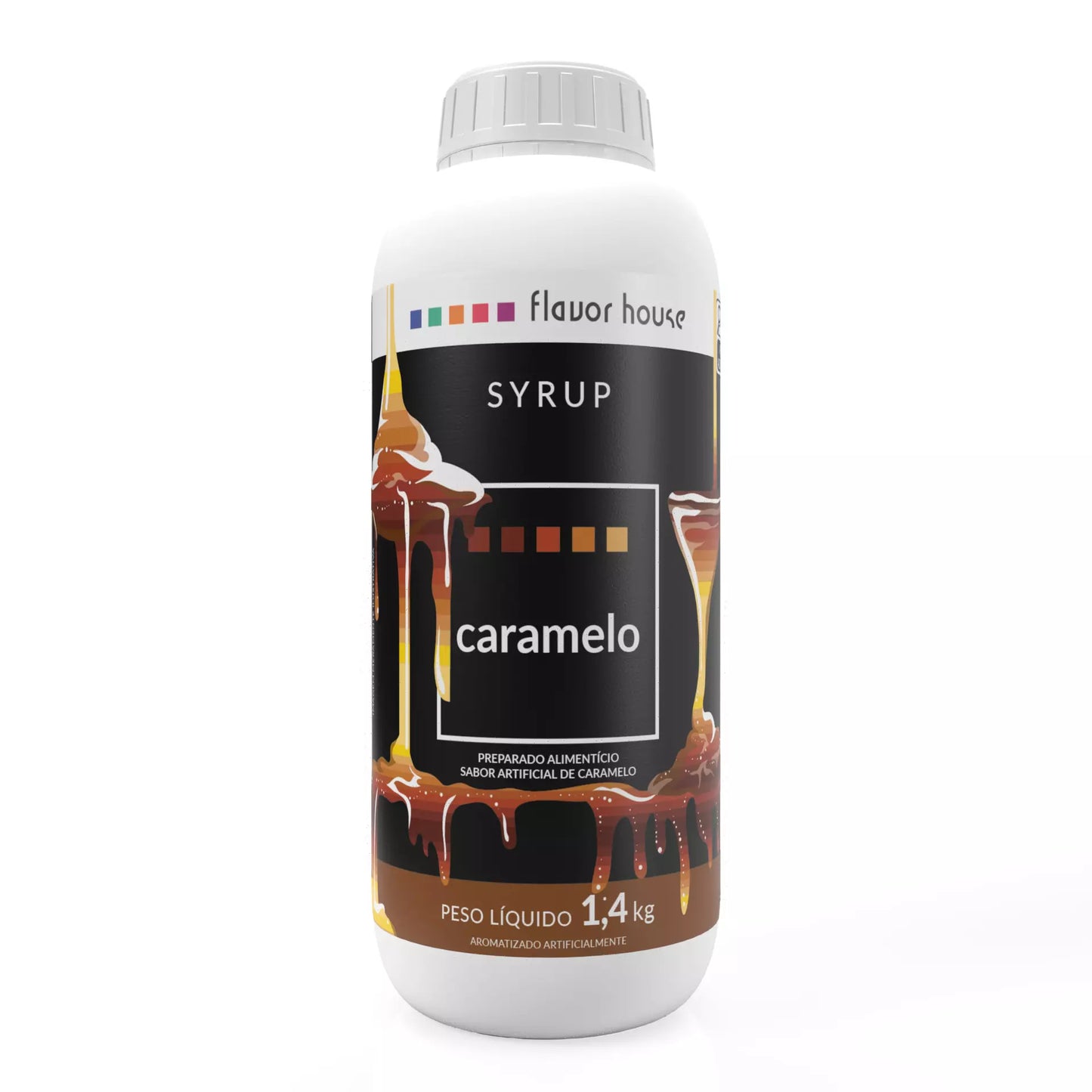 XAROPE ARTESANAL FLAVORHOUSE CARAMELO 1,4KG