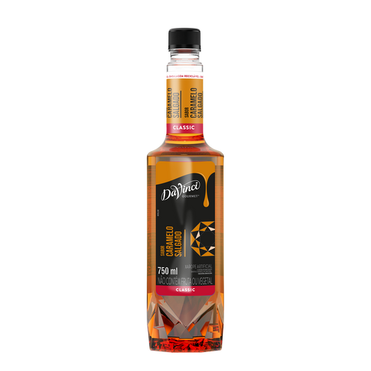 ESSENCIA DA VINCI CARAMELO SALGADO GARRAFA 750ML