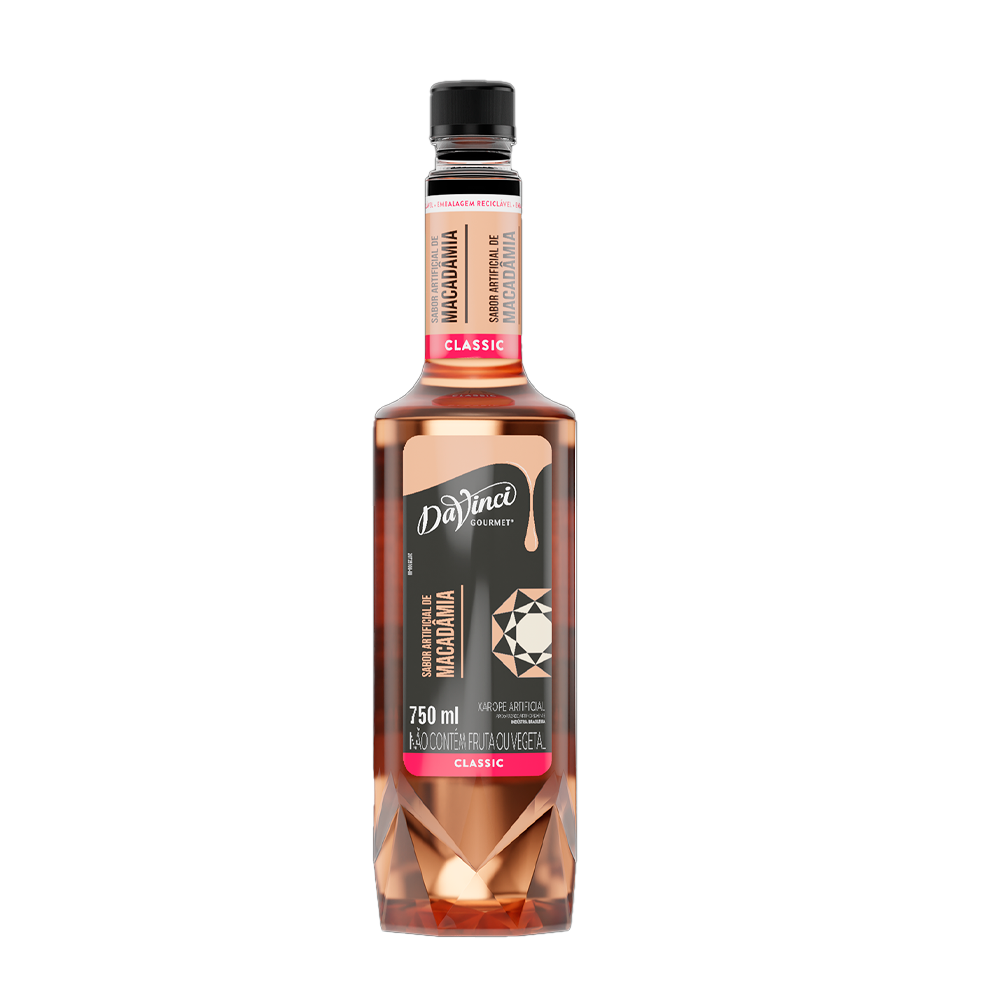 ESSENCIA DA VINCI MACADAMIA GARRAFA 750ML