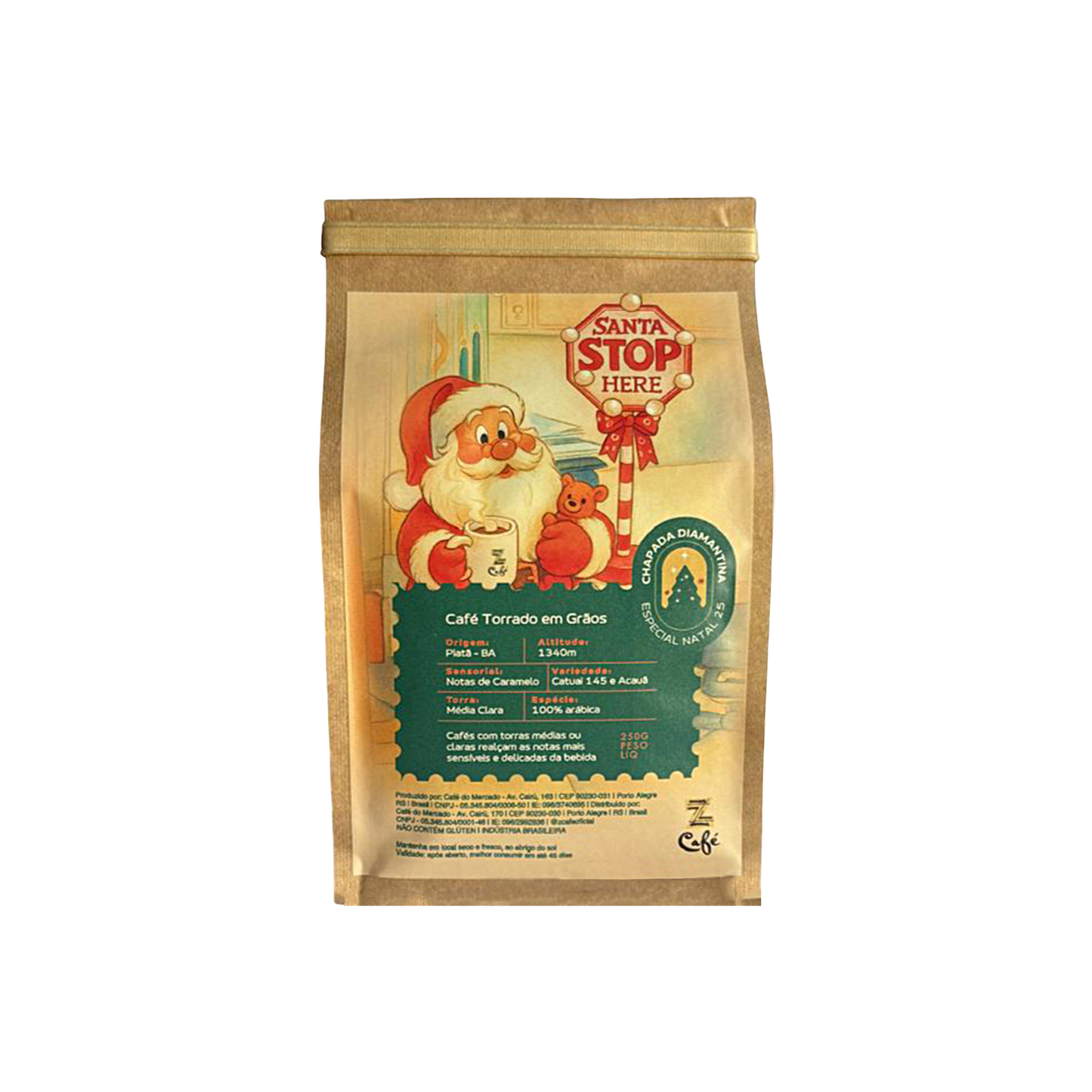 CAFE Z CAFE CHAPADA DIAMANTINA ESPECIAL GRAOS 250G