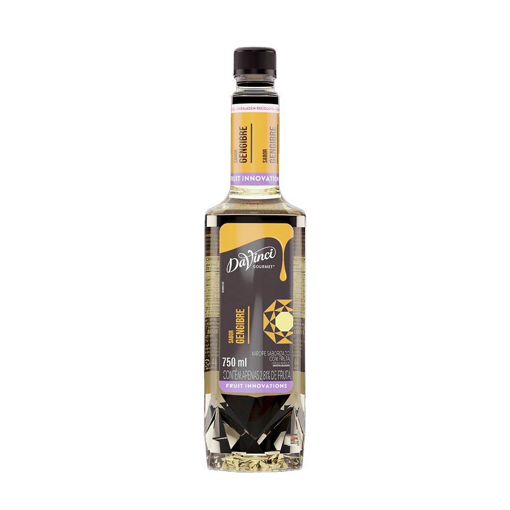 ESSENCIA DA VINCI FRUIT INNOVATION GENGIBRE GARRAFA 750ML