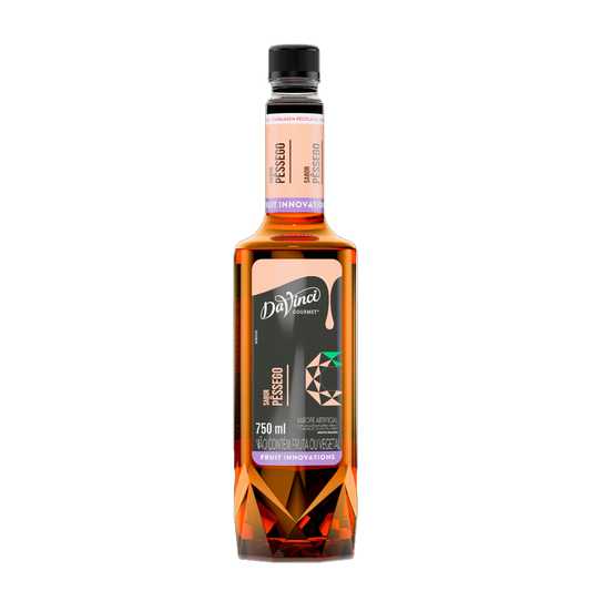 ESSENCIA DA VINCI FRUIT INNOVATION PESSEGO GARRAFA 750ML