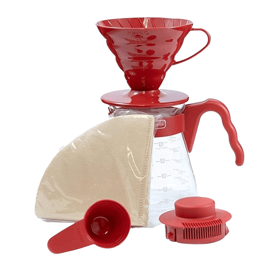 CONJUNTO HARIO VERMELHO  V60-02  700ML