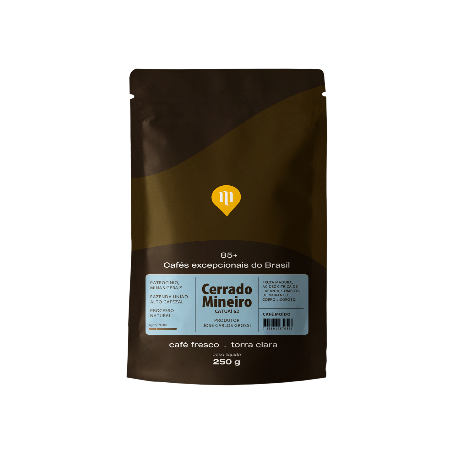 CAFE CERRADO MINEIRO EXCEPCIONAL 85+ GRAOS 250G