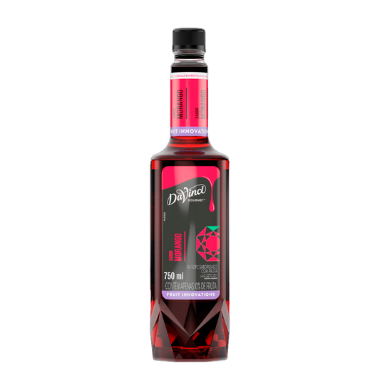 ESSENCIA DA VINCI FRUIT INNOVATION MORANGO GARRAFA 750ML