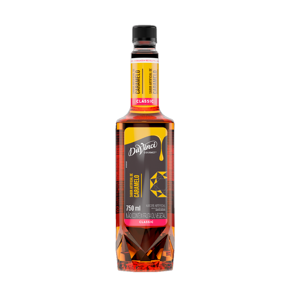 ESSENCIA DA VINCI CARAMELO GARRAFA 750ML