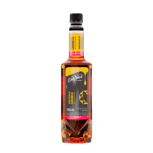 ESSENCIA DA VINCI CARAMELO GARRAFA 750ML