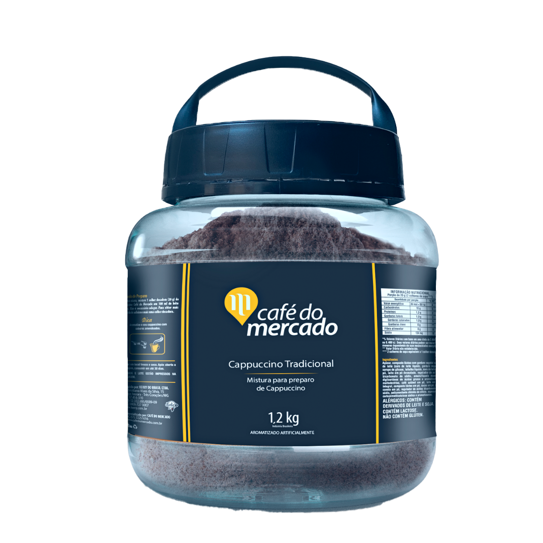 CAPPUCCINO INSTANTANEO CAFE DO MERCADO 1KG