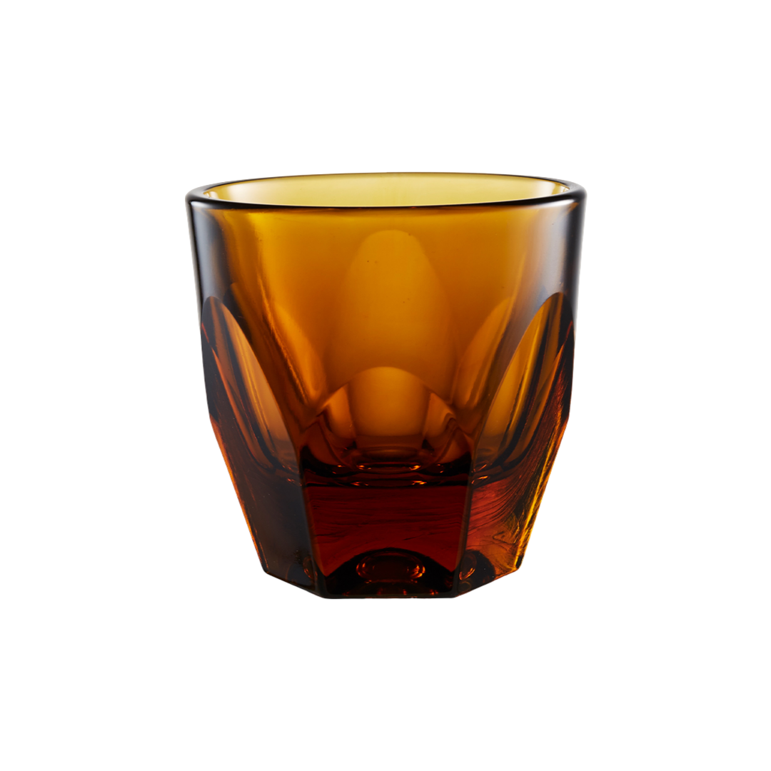 VERO CAPPUCCINO GLASS 177ML - AMBER