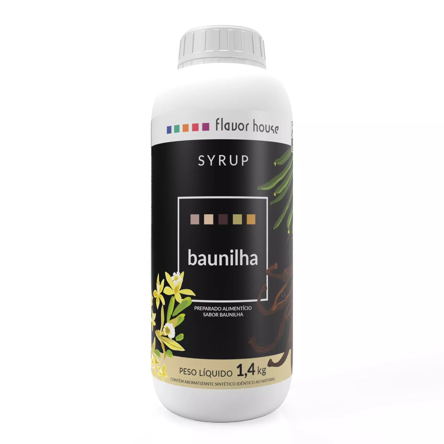 XAROPE ARTESANAL FLAVORHOUSE BAUNILHA 1,4KG