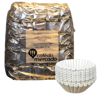 CAFE FILTRADO TORRA MEDIA MOIDO 14 LT 48 UNID. 150G + 50 FILTROS