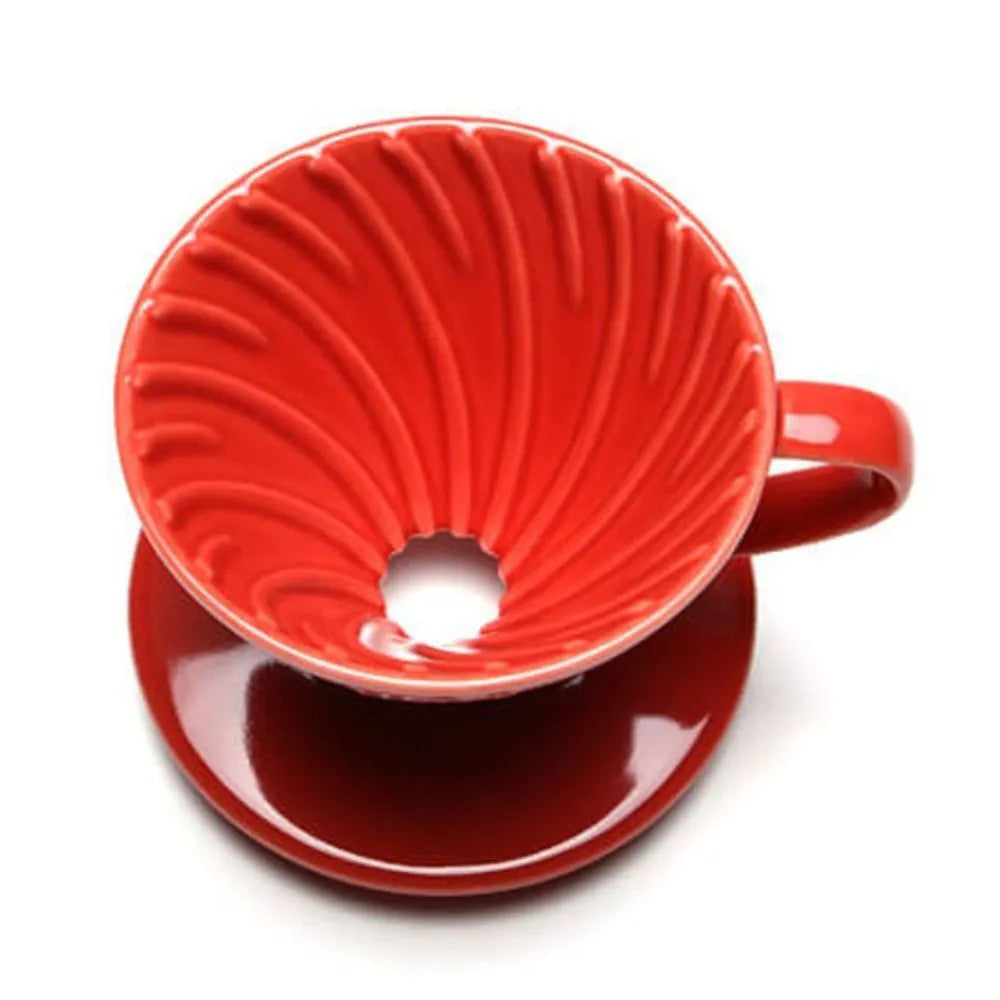 SUPORTE PARA FILTRO DE CAFE HARIO V60 01 ACRILICO VERMELHO