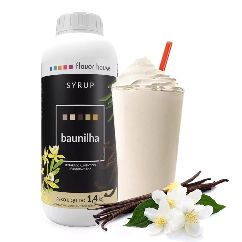 XAROPE ARTESANAL FLAVORHOUSE BAUNILHA 1,4KG