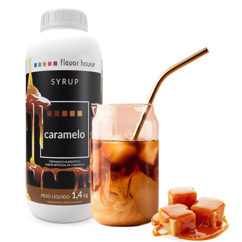 XAROPE ARTESANAL FLAVORHOUSE CARAMELO 1,4KG