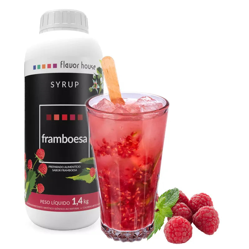XAROPE ARTESANAL FLAVORHOUSE FRAMBOESA 1,4KG